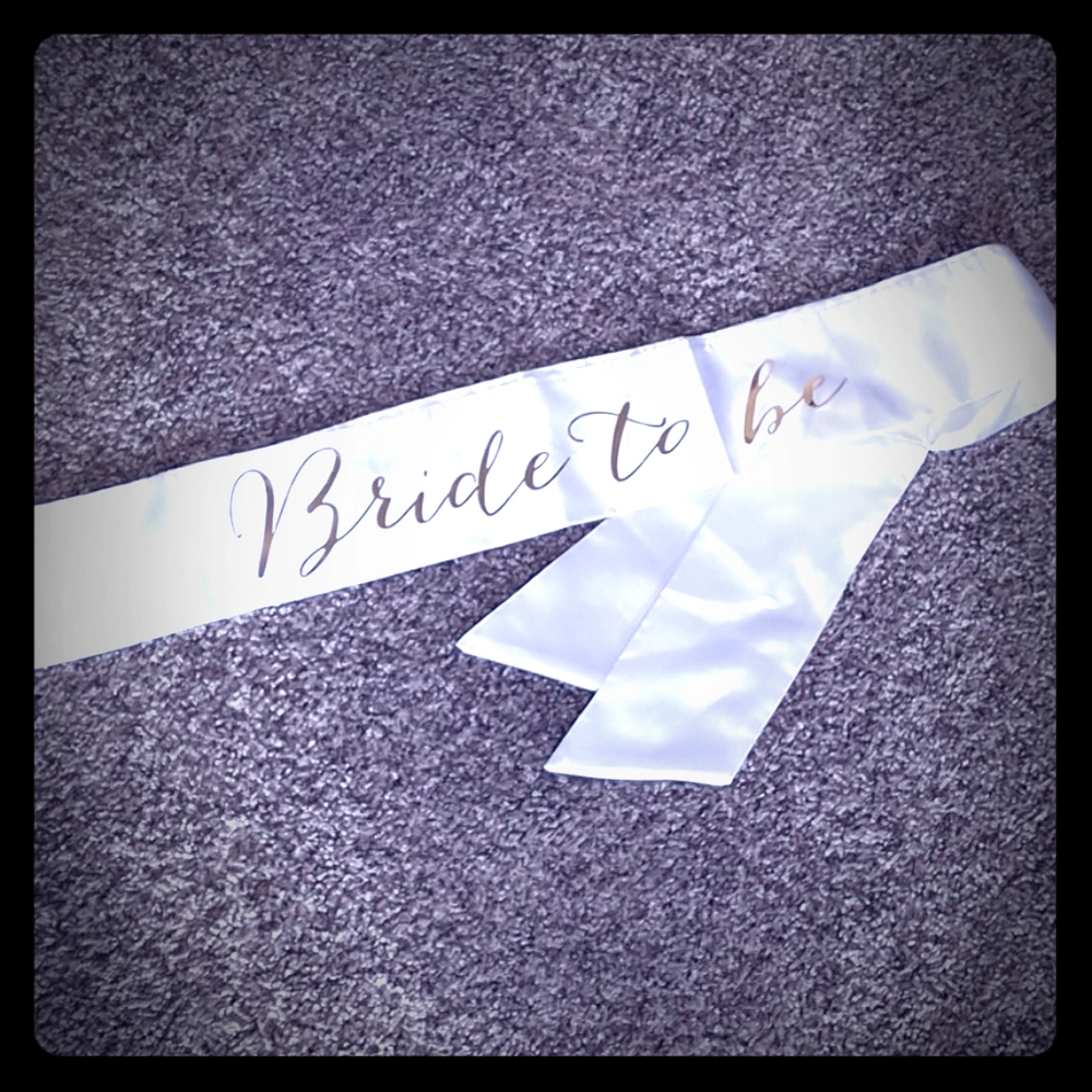 Bride to Be sash